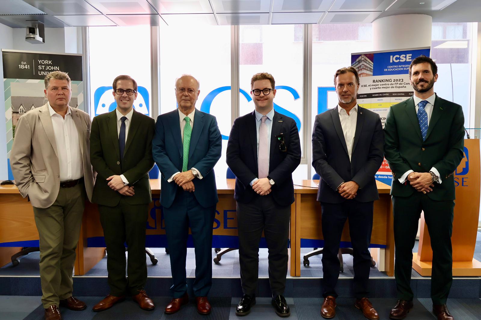 La York St John University visita ICSE para reforzar la colaboración académica internacional