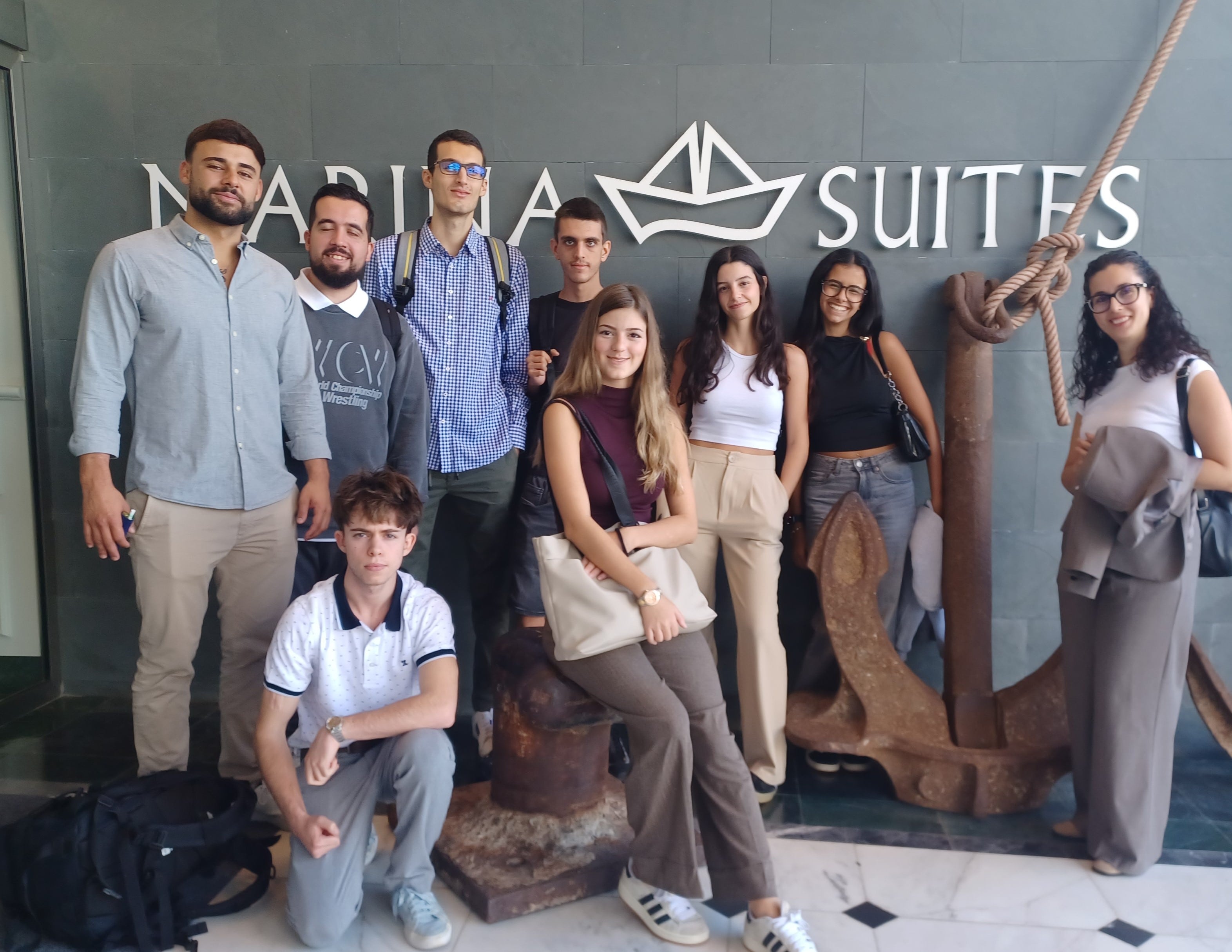 El alumnado de Gestión de Alojamientos Turísticos descubre el sector hotelero con una visita a Marina Suites