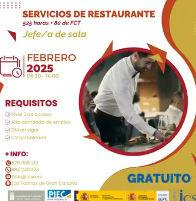 🍽️✨ ¡Fórmate para liderar en el mundo de la hostelería! ✨🍽️